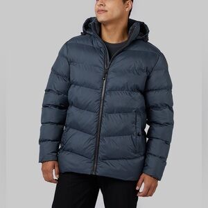 New 32 Degrees MEN'S MICROLUX HEAVY POLY-FILL PUFFER JACKET